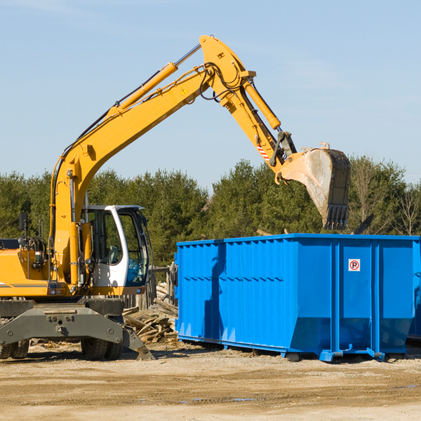 how does a residential dumpster rental service work in East Baldwin